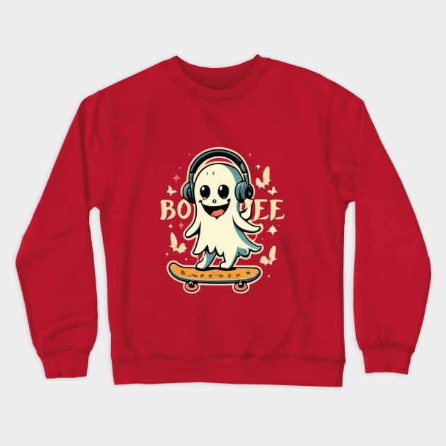 Boo Jee Crewneck Sweatshirt by BukovskyART